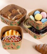 KRAFT PAPER SQYARE BOWL