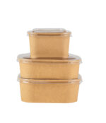 KRAFT PAPER SQYARE BOWL